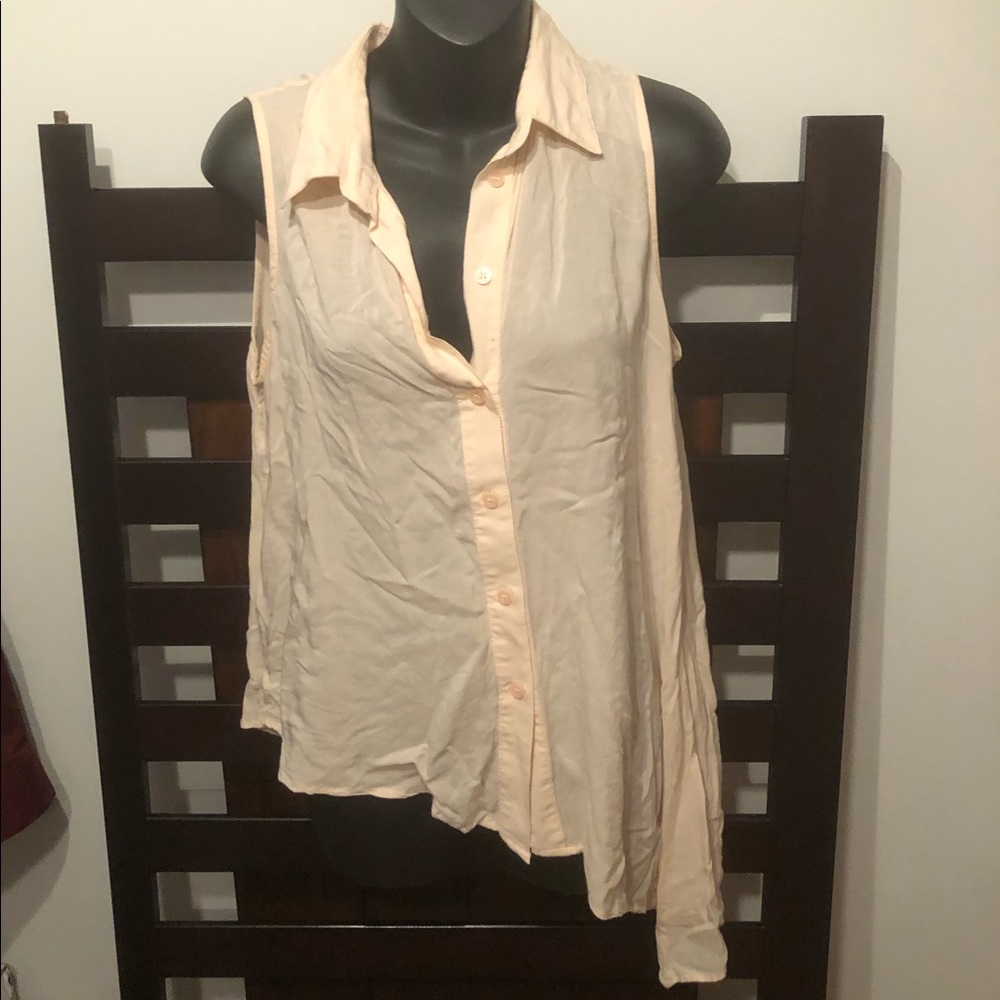 BCBG uneven blouse 5/$25